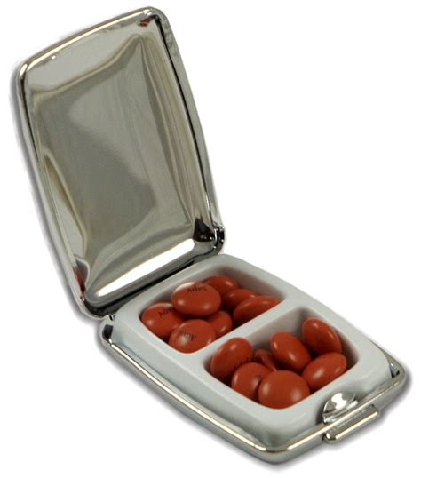 stylish large metal pill box|tiny pocket pill box.